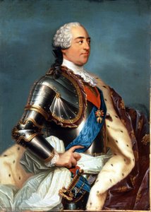 Portret van Lodewijk XV (1710 - 1774) door Carle van Loo