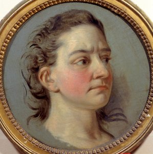 Portret van Mademoiselle Clairon Josephe Leris de La Ttude, bekend als Mademoiselle Clairon (1723-1803), vertolkster van Voltaire