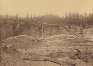 Malakoff Diggins, North Bloomfield, Nevada County door Carleton E. Watkins