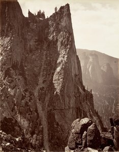 Sentinel Rock, Yosemite, ca. 1872, gedrukt ca. 1876