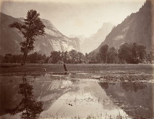 De koepels, Yosemite, ca. 1872, gedrukt ca. 1876 door Carleton E. Watkins.