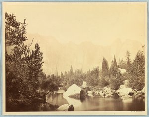 Uitzicht op de Merced-rivier, Yosemite