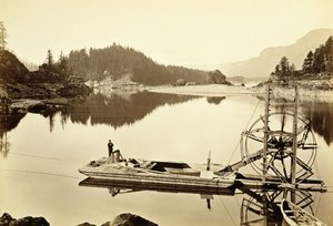 Drijvend Zalmwiel, Cascades, 1867