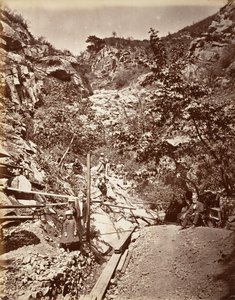 Heet zwavelbronnen, Santa Barbara, 1876, gedrukt ca. 1876