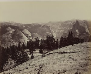 De Domes vanaf Sentinel Dome, 1866