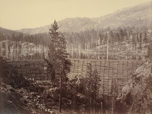 Dam en Meer, Nevada County, Nabij Uitzicht