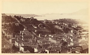 [Golden Gate vanaf Telegraph Hill, S.F.]. door Carleton Watkins