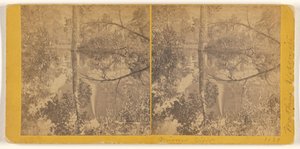 [Spiegelbeeld, Yosemite Valley, Mariposa County, Cal.]. door Carleton Watkins