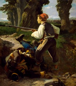 Pasquale Cova bij de Slag om Varese, 26 mei 1859, door Carlo Ademollo door Carlo Ademollo
