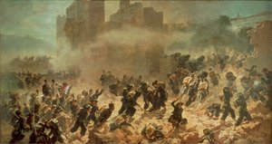 De doorbraak van Porta Pia, Rome 20 september 1870