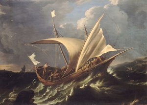 Jona en de walvis, midden 17e eeuw door Carlo Antonio Tavella