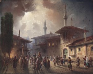 Het paleis van de khans van Bakhchisaray, 1857