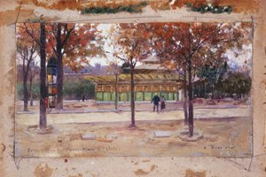 Ingang van de metro, place de l