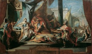 De grootmoedigheid van Scipio door Carlo Carlone