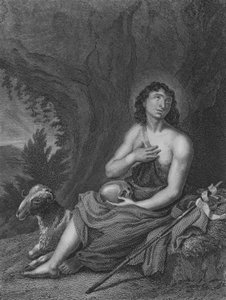Sint Jan in de Wildernis door Carlo Cignani
