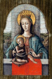 De Maagd en het Kind door Carlo Crivelli
