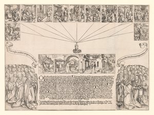 Geboorte en passie van Christus door Carlo Dolci