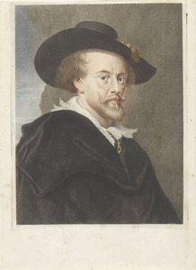 Portret van kunstenaar Peter Paul Rubens door Carlo Gregori (attributed to)