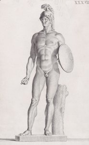 Standbeeld van Mars