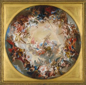 Verheerlijking van het kruis door Carlo Innocenzo Carlone