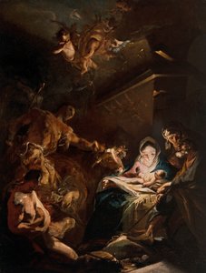 De aanbidding van de herders door Carlo Innocenzo Carlone