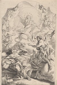 De Aankondiging aan Sint Jozef door Carlo Innocenzo Carloni