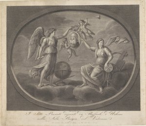 Allegorie op Galileo Galilei door Carlo Lasinio