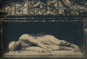 Rome - Basiliek van St. Caecilia. - Beeld van de heilige door Maderno, 1910