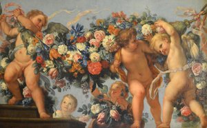 Liefde en bloemenslingers