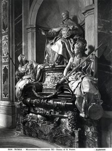 Monument voor Paus Innocentius XI, ca. 1697 (marmer)
