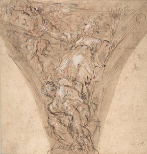 Allegorische Figuur van Vrede, 1625-1713 door Carlo Maratti