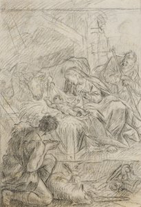 Tekening door Carlo Maratti