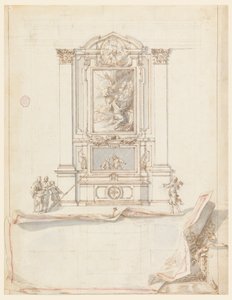 Ontwerp voor een Altaar door Carlo Marchionni