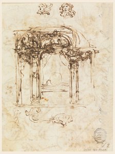 Tekenen, Studies van hoofden, 1760-80 door Carlo Marchionni