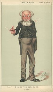 De heer Anthony Trollope, een romanschrijver, Vanity Fair cartoon door Carlo Pellegrini