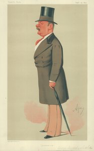 Mr. George Augustus Sala, Journalistiek, 25 september 1875, Vanity Fair cartoon door Carlo Pellegrini
