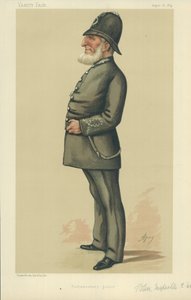 Politie-inspecteur Ebenezer Denning door Carlo Pellegrini