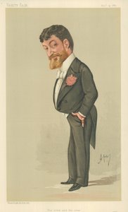 Signor Paolo Tosti, Voor altijd en voor altijd, 14 november 1885, Vanity Fair cartoon
