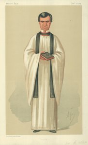 De eerwaarde Henry White, gebeden, 26 december 1874, Vanity Fair cartoon