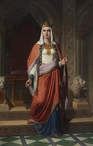 Koningin Urraca van León en Castilië, 1857 door Carlos Múgica y Pérez