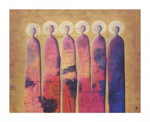 Rustige abstracte figuren