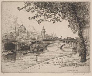 Le Pont Notre Dame, Parijs door Caroline Armington