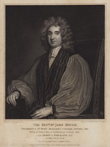 John Hough, Engelse bisschop en president van Magdalen College, Oxford door Caroline Watson