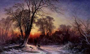 Winteravond door Caroline Williams