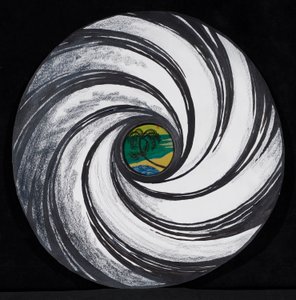 Lenswerveling met palmboom, 2005 door Carolyn Hubbard Ford