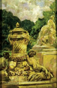 Jardin de la Fontaine in Nîmes, Frankrijk