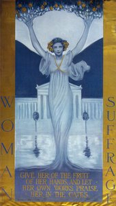 Vrouwenkiesrecht, ca. 1905 door Cary