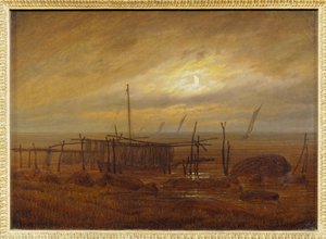 Am Meeresstrand - Au bord de la mer ... door Caspar David Friedrich