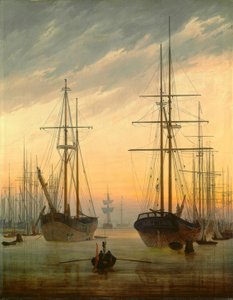 Uitzicht op een haven