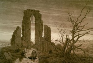 De winter door Caspar David Friedrich